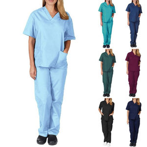 Offre Spéciale – Tenues Médicales Anti-rides Lavables en Tissu Doux pour Infirmières – Uniformes d'Hôpital – Ensembles de Blouses Médicales Jogger pour Femmes - Product Image 3