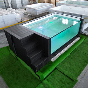 Piscina Familiar de Fibra de Vidrio de Lujo para Exteriores con Diseño Personalizable, Construcción Duradera y Garantía de 30 Años - Product Image 4