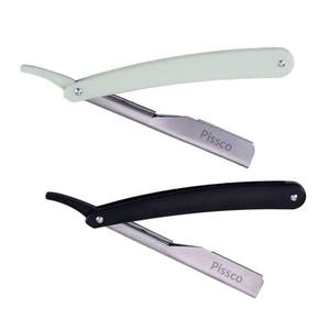 Proveedor mayorista Pissco de maquinillas de afeitar manuales de acero inoxidable, maquinillas de afeitar de seguridad de filo recto para el cuidado personal masculino y la depilación. - Product Image 5