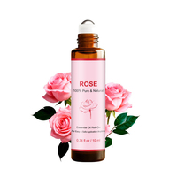Ensemble de 10 ml d'huiles essentielles en roll-on, marque privée OEM, 100% pures et naturelles, pour l'aromathérapie, soulagement du stress, sommeil et énergie