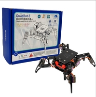 Robot araña biomimético de cuatro patas, Kit de montaje DIY de programación STEM para adolescentes, fabricante de educación