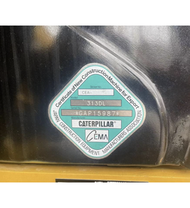 Excavadoras Caterpillar Usadas cat 313D en Venta, Pocas Horas de Uso, Excavadora de Cadenas de Segunda Mano - Product Image 2