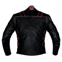 Veste en cuir noire Wolverine X-Men