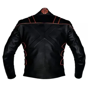 Chaqueta de Cuero Negra Wolverine X-Men - Product Image 3