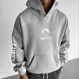 Sweat à capuche classique de l'animation japonaise à sang chaud ONE PIECE, automne et hiver, pour hommes et femmes, décontracté et confortable - Product Image 2