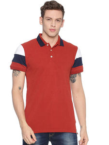 เสื้อโปโลพิมพ์ลายสำหรับผู้ชายใส่เล่นกีฬาปักลายฉลากกอล์ฟดีไซน์เรียบหรูออกแบบได้ตามต้องการ - Product Image 3