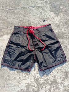 Shorts de bain pour hommes, taille plus, uni, écologique, imperméable, séchage rapide, tissu à mémoire de forme, shorts de plage, shorts de bain - Product Image 5