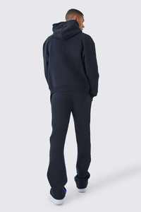 Ensemble de survêtement uni de qualité supérieure pour hommes et femmes, en molleton, avec bande latérale, streetwear, jogging, chaud pour l'hiver, unisexe, en vente - Product Image 3