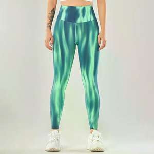 Leggings deportivos sin costuras para mujer de gran venta, la mejor calidad para correr Fitness Yoga, pantalones de gimnasio con logotipo personalizado y patrón sólido - Product Image 4