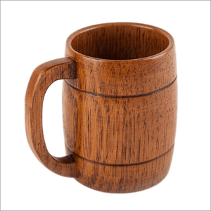 Tasse à boire en bois de luxe Tasse en bois au design populaire Couleur naturelle pour la vente chaude Tasse à café à eau Conception créative Logo personnalisé - Product Image 1