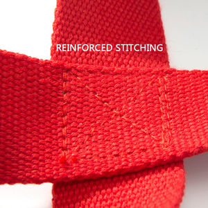 Sangles de musculation en coton personnalisées, forme 8, haute élasticité, fermeture à pression, sangle de poignet élégante, sangles de musculation unisexes - Product Image 4