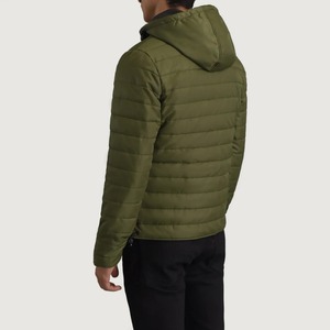 Veste matelassée brillante pour hommes en gros, veste en duvet à bulles personnalisée, OEM ODM, veste d'hiver légère et chaude, fabricant d'usine - Product Image 3