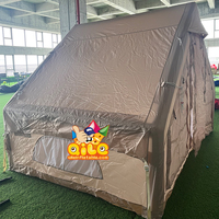 Tente gonflable de luxe pique-nique de nuit Camping en plein air cabane pliante Camping gratuit tente coupe-vent tissu Oxford imperméable