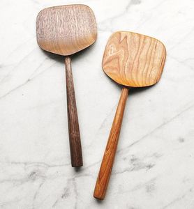 Spatule à gâteau de mariage en deux pièces en bois créatif, vaisselle de pays, spatule à pizza avec numéro, outils de coupe de gâteau de style Ins - Product Image 2