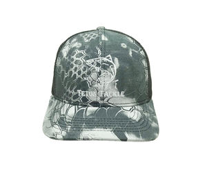 Chapeaux de camionneur d'extérieur 6 panneaux avec logo de pêche personnalisé Hip Hop unisexe 2D broderie Gorras personnalisé Camouflage de marque - Product Image 2