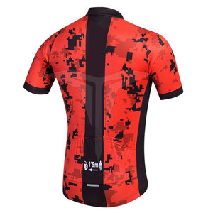 Maillot de cyclisme à manches courtes de haute qualité à prix abordable, fabriqué au Pakistan, avec logo personnalisé, respirant et imperméable, vêtements de sport d'extérieur - Product Image 2