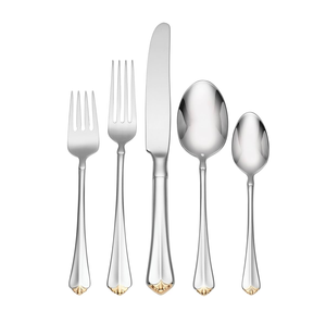 Ensemble de cuillères à dessert en acier inoxydable Cuillère à dessert Cuillère à café ronde Ensemble de 5 pièces Artisanat de qualité supérieure - Product Image 3