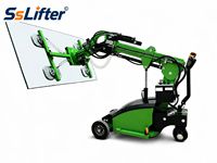 Robot mobile de levage de verre de 800 kg avec capacité de 180 kg °   Inclinaison électrique pour le vitrage des façades et des murs-rideaux