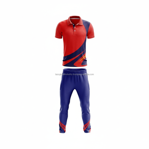 Conjunto de Uniforme de Cricket Sublimado Personalizado para Hombre, Jersey de Poliéster de Secado Rápido, Pantalón Corto Transpirable, Ropa Deportiva para Equipo - Product Image 1