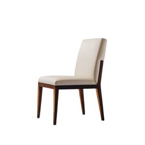 Chaise de salle à manger minimaliste avec cadre en bois - Product Image 4