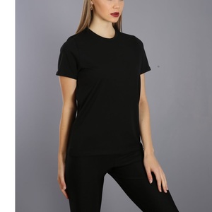 Estilo caliente verano Mujer cuello redondo Camiseta nuevas camisetas de verano moda manga corta suelta estilo de longitud media EXPORTACIÓN DE BD - Product Image 2