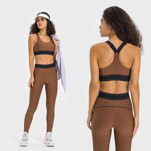 Vêtements de sport personnalisés Ensembles de fitness et yoga Vêtements pour femmes Soutien-gorge de sport Leggings de yoga pour femmes - Product Image 4