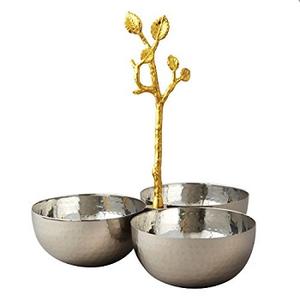 Ensaladera hecha a mano clásica elegante de níquel dorado cuchara de acero inoxidable desechable ecológica multiusos hogar cocina fiesta - Product Image 2