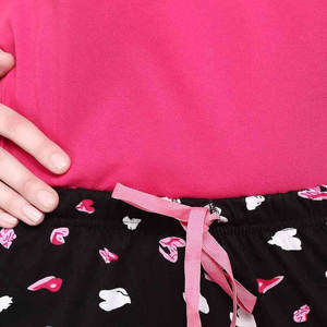 Conjunto de pantalones cortos de media manga con logotipo personalizado para mujer Traje de dos piezas elegante transpirable Ropa de verano informal de fácil uso - Product Image 5