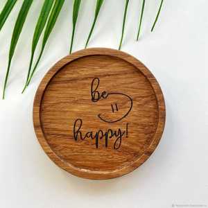 Coaster fantaisie en bois pas cher taux de gros sous-verres en bois offre saisonnière sous-verres en bois - Product Image 2