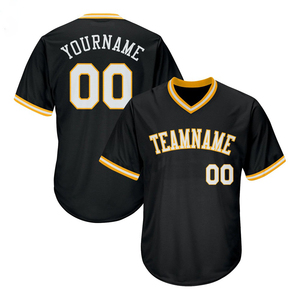 Uniforme de baseball en polyester à manches courtes, personnalisable en usine, impression par sublimation, vierge - Product Image 2