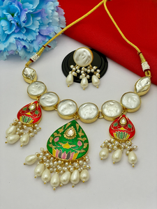 Luxurious Baroque Necklace <b>Set</b> <b>for</b> <b>Women</b> Statement <b>Jewelry</b> Perfect <b>for</b> Weddings, Formal Events, and Timeless Fashion Looks - Product Image 4