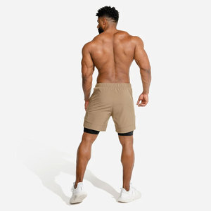 Short de fitness athlétique en tissu maillé de haute qualité Short personnalisé de poche d'entraînement de gymnastique pour hommes - Product Image 4