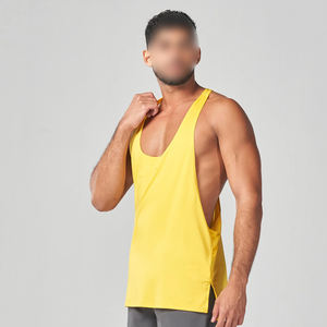 2025 nouveauté Gym Muscle musculation Sport vêtements d'entraînement hommes couleur unie dernier Style Fitness haltérophilie Stringers - Product Image 1