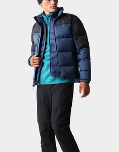 Veste matelassée en duvet de couleur contrastée pour homme de haute qualité avec logo personnalisé en gros Vêtements de sport Bomber Puffer Jacket pour homme - Product Image 4