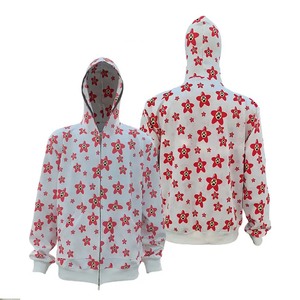 Personalizado doble cremallera 400gsm transpirable secado rápido polar Sudadera con capucha de gran tamaño Vintage Zip up Hoodies - Product Image 5