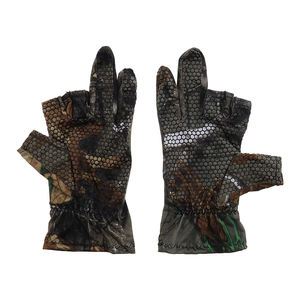 Guantes de pesca, guantes de protección solar UV hechos a medida, guantes de pesca deportivos suaves sin dedos, fabricante - Product Image 1
