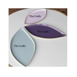 Juego de dos Bandejas para servir postres de diferentes colores en una bandeja de hierro para dulces y aperitivos para uso de vajilla de restaurante de Hotel - Product Image 2