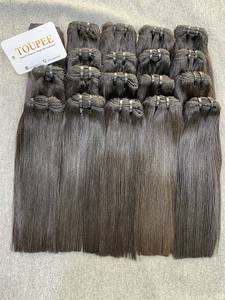 Meilleurs vendeurs de cheveux bruts Vente en gros Extensions de tissage de cheveux raides à double étirage Mèches de cheveux bruts à cuticule alignée - Product Image 6