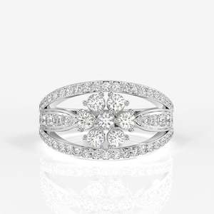 Majestic Bloom Moissanite Diamond <b>14K</b> <b>Gold</b> <b>Ring</b> Elegant and Luxurious Product Category - Product Image 4