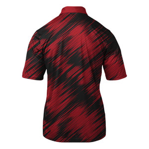Polos de Golf con patrón táctico 3D de rendimiento para hombre, camiseta de manga corta de secado rápido, 100% poliéster con técnicas bordadas - Product Image 4