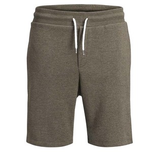 Pantalones cortos de gimnasio de algodón de peso pesado para hombre al por mayor pantalones cortos deportivos de lana transpirables de secado rápido tela de lona de cintura alta - Product Image 1