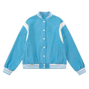 Veste universitaire en laine écologique respirante à coupe ajustée décontractée pour hommes grande taille avec couleurs et logos personnalisables - Product Image 1