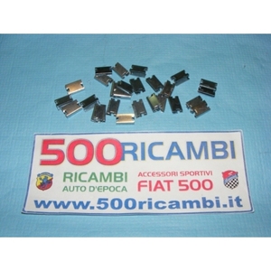 Kit de fixation et de clips MOLLETTE ZOPPA pour vitre et cadre de porte FIAT 500 D/F/L/R 126 Auto - Product Image 1