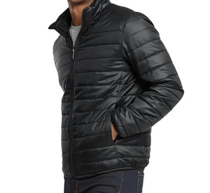 Custom Logo Unisex Winter Warm Nylon Puffer Jacket Cropped Heavy <b>Weight</b> Embroidered Design Custom Wholesale for Men Unisex - Product Image 3
