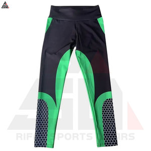 Breathable Winter Women's Bamboo Fiber Mid Waist Yoga <b>Leggings</b> <b>with</b> Printed Design High Quality Fitness Wear for Gym & Sports - Product Image 3