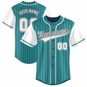 Customized Unisex Baseball Sportswear Breathable Quick Dry Four-Way Stretch Plus Size Short-Sleeved <b>T</b>-<b>Shirts</b> Jerseys Digital - Product Image 1