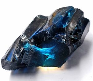 Piedra sintética de Alejandrita azul, laboratorio en bruto, cultivada sin cortar, la mejor piedra preciosa suelta en bruto, regalo de Alejandrita en bruto para ella - Product Image 5