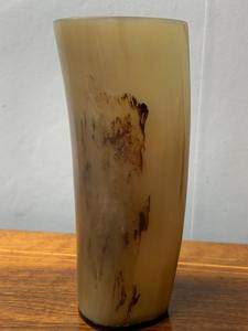 Verre à boire en corne naturelle de qualité supérieure |   Coupe en corne d'inspiration viking - Product Image 4
