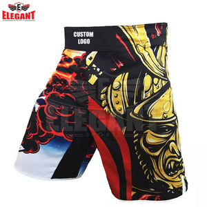 Elegant Sports Pantalones cortos de lucha MMA Pantalones cortos de poliéster transpirables Pantalones cortos de lucha cómodos para hombres - Product Image 5