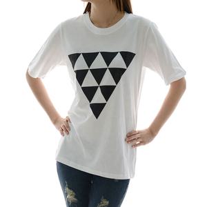 "Camiseta de Jersey fino informal para mujer con bordado y logotipo personalizado Camiseta de moda de talla grande Cómoda de alta calidad MOQ bajo" - Product Image 3